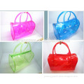 PVC Fashion Handle Bag with Piping